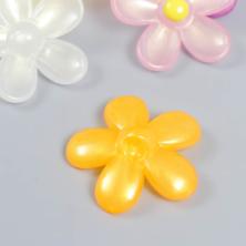 Кабошон "Цветок" 40*40мм арт.9242652 ассорти (светится в темноте)