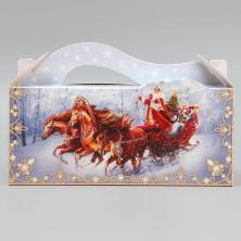 Коробка для конфет "Чудесного Сказочного Нового года" 23*10*15см арт.9803974