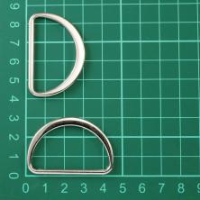 Полукольцо металл 40*1мм арт.GH21/40 никель