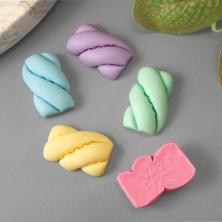 Декор "Зефирка" пластик 23*15мм арт.SF-7190 ассорти