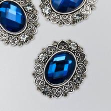 Серединка ювелирная металл 30*26мм 