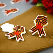 Кабошон-вырубка "9 Мая" пластик 35*35мм арт.SF-5946 №14