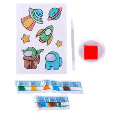 Аппликация из страз 