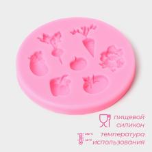 Молд силикон "Овощи" 8*8см арт.7576180
