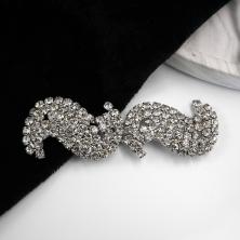 Застежка 70*22мм со стразами арт.JRTB-1075