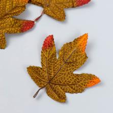 Лист текстиль 11,5*14см кленовый арт.9417753 микс (4шт)