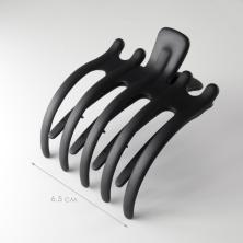 Краб для волос каучук  6,5см арт.ФУ-11609 т.синий