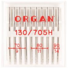 Иглы универсальные №70;80;90;100 130/705H ORGAN