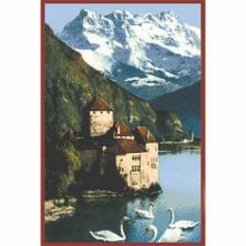 ДК-079 "Девушка в лесу" Схема для вышивания "Домашняя коллекция" А3 150*230кл