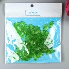 Лист акрил 10*18мм арт.2985564 зеленый (80шт)