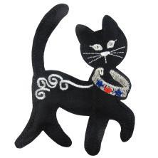 Термоаппликация "Кошка в ошейнике" 95*75мм арт.L024