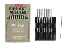 Иглы ORGAN NEEDLES арт.134 LR  для кожи правый скос (10игл)
