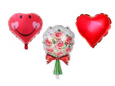 Шары воздушные фольгированные 45см арт.324845, 325836, 332271 ассорти