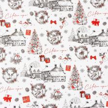 Бумага упаковочная глянцевая 