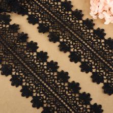 Кружево гипюр 80мм арт.4316928 черный