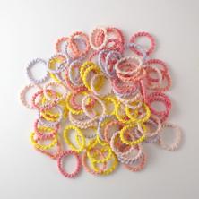 Резинка для волос детская 2см арт.ФУ-11855 ассорти (100±3шт)