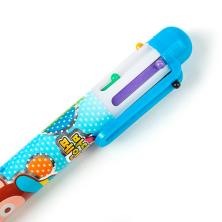 Ручка шариковая автоматическая с рисунком 6 цветов арт.1302047