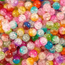 Бусины акрил 10мм арт.4539-8 ассорти (25гр)