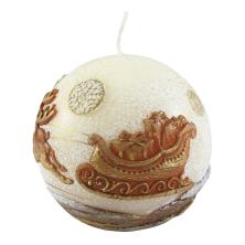 Свеча парафиновая "Олени" 9,8*9см