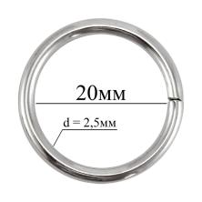 Кольцо металл 20*2,5мм арт.TSW никель