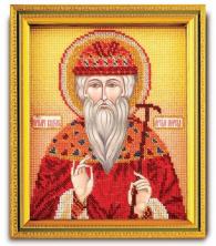 Кроше арт.В-343 "Св. Вадим" Набор для вышивания ювелирным бисером 14,5*12см