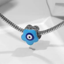 Шармик "Глаз Фатимы" 12*10мм d-5мм арт.9709402 серебро/микс