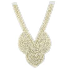 Вставка с бусинами 240*400мм арт.ФУ-3819 молочный