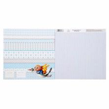 Бумага двусторонняя 30,5*30,5см "Наш кроха. Мои родители" 180гр/м арт.1482767