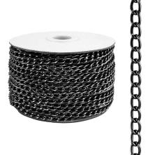 Цепь металл 9*5*1,35мм арт.ФУ-11048 черный
