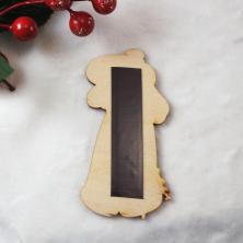 Заготовка дерево "Дед Мороз" с магнитом 5,4*9,8см арт.12493