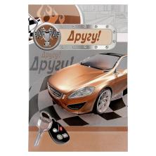 Открытка "Другу" 18*12,5см арт.037.729