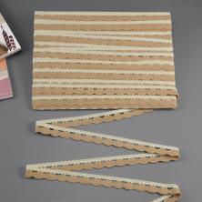 Кружево лен  18мм арт.1590