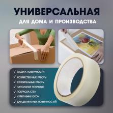 Лента клеевая малярная 19мм 120мкм арт.4003615 (23м)