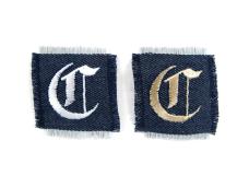 Термоаппликация "C" 60*60мм арт.403