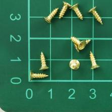 Мини-шуруп 2,5*8мм золото (45±5шт)