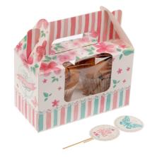 Коробка с окошком 16*10*8см "Сладкого настроения" арт.1788360