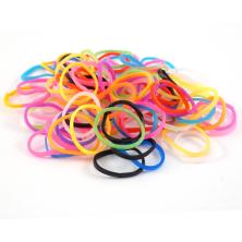 Резинки для косичек силиконовые арт.ФУ-11428 ассорти (200шт)