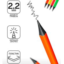 Карандаш простой с ластиком 