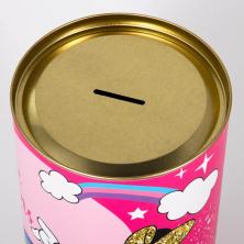 Копилка-банка металл/картон 