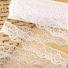 Кружево капрон 40мм арт.SF-5915 белый №1