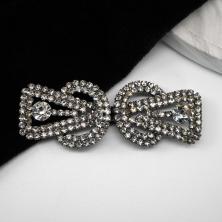 Застежка 68*25мм со стразами арт.JRTB-1173