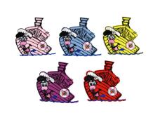 Термоаппликация "Пароход" 57*60мм арт.ФУ-4116