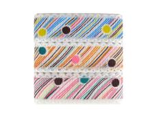 Набор репсовых лент с рисунком 25мм арт.ФУ-6916 ассорти (3шт*1м)