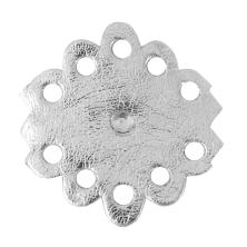 Аппликация 2,5см арт.RY-308/1 серебро