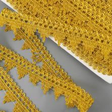 Тесьма металлизированная 35мм арт.8666