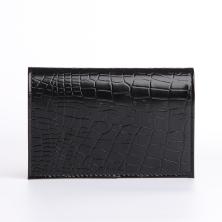 Обложка для паспорта нат.кожа арт.1628239 черный