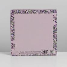 Коробка из картона с крышкой "Квадрат" 26*26*8смсм арт.7311568
