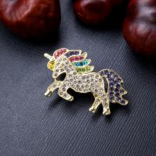 Брошь со стразами 