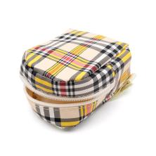 Рюкзак для куклы 80*50*110мм текстиль арт.7734763 белый/серый