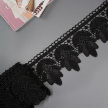 Кружево гипюр 90мм арт.4953 черный